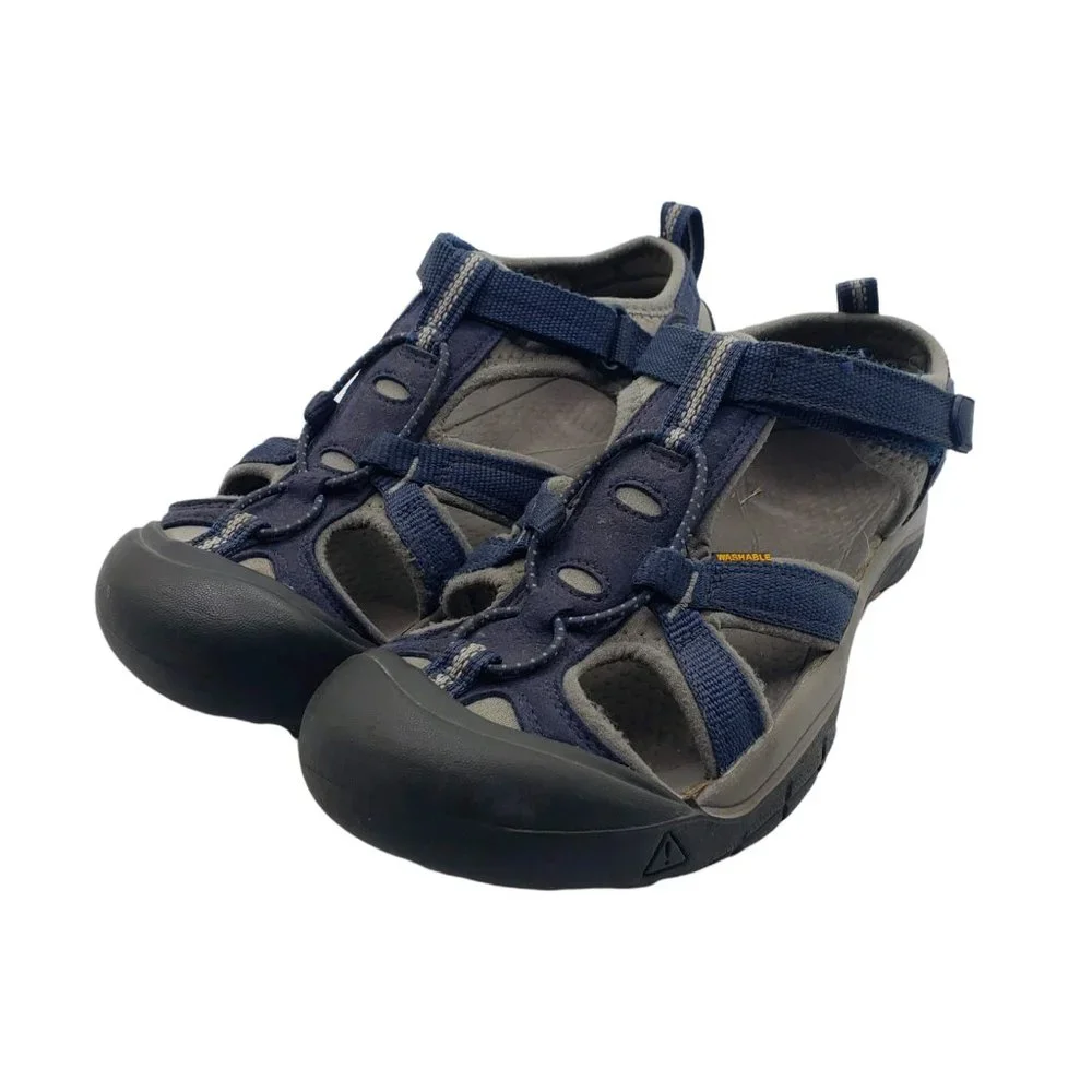 Keen Newport H2 Hiking Sandals Boys Youth Blue Navy 1009962 Waterproof Size 5
